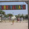 Parco giochi con l'insegna 